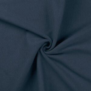 Rundstrikket Rib Slate blue