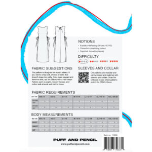 Puff and Pencil Panel dress str. XXS-XXL
