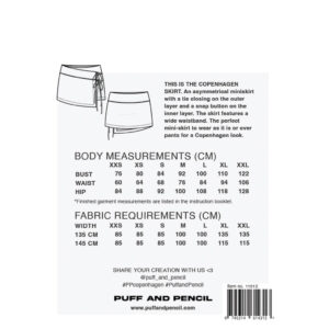 Puff and Pencil Copenhagen Skirt str. XXS-XXL