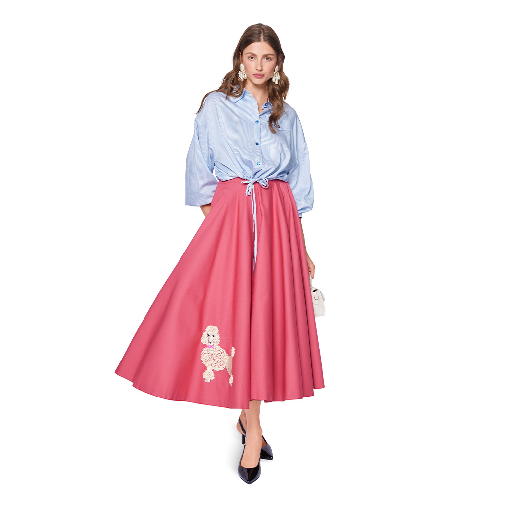 Nederdel Burda 5690 str. 34-44 - Billede 10