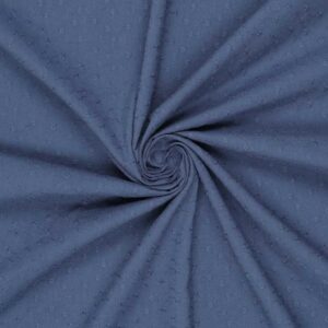 Bomuld m/broderi ranker Slate blue