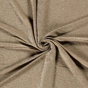 Lurex jersey Mørk sand
