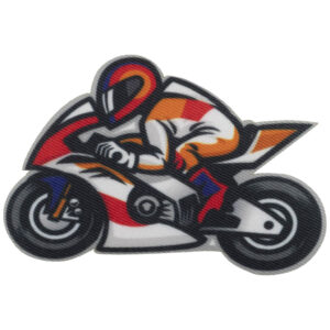 Strygemærke Motorcykel 8 x 6cm Cayenne