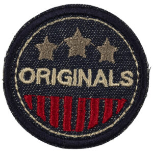 Strygemærke Originals denim Ø 4,8cm Slate blue