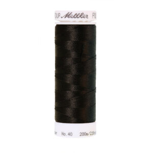 Sytråd Poly Sheen 40, 200m Sort