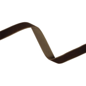 Velourbånd 16 mm Kastanje