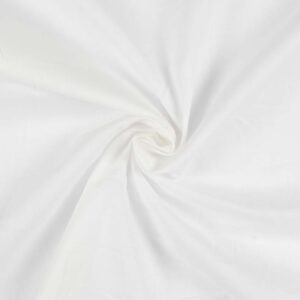 Fin bomuldsvoile Hvid