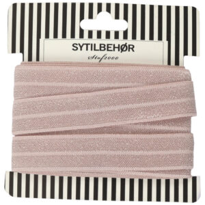 Foldeelastik 16mm 3mtr. Gammel rosa