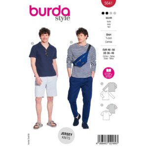 Bluse Burda Herre 5641 str. 46-56