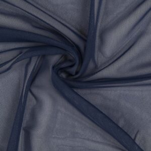 Ensfarvet mesh Twilight blue