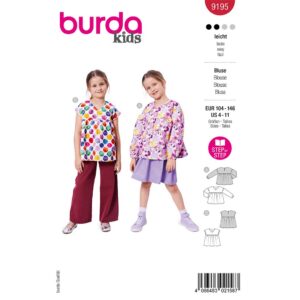 Bluse Burda Kids 9195 str. 104-146