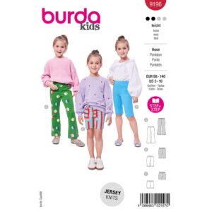 Leggings Burda Kids 9196 str. 98-140