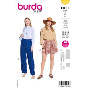 Bukser Burda 5654 str. 36-48