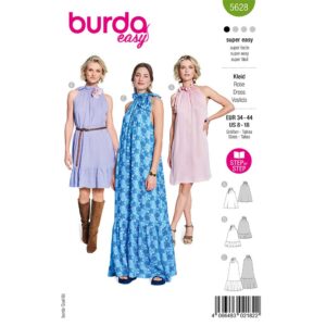 Kjole Burda 5628 str. 34-44