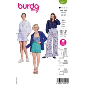 Bukser Burda 5631 str. 34-44