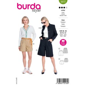 Shorts Burda 5672 str. 36-48