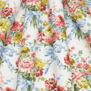 Liberty Fabrics & Bridgerton Bow Bouquet Spot Trend white