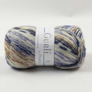 Gurli Havskum strømpegarn Twilight blue