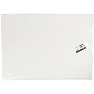 Hobbyfilt 42x60 cm, 3 mm Råhvid