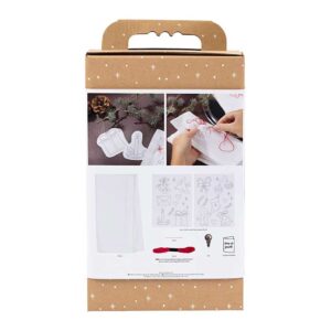 DIY Kit Broderi, juleservietter