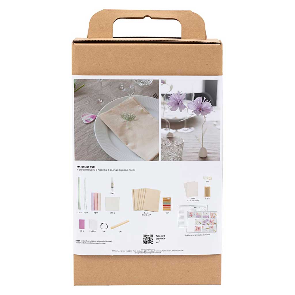 DIY Kit Bordpynt, pastelfarver - Billede 2