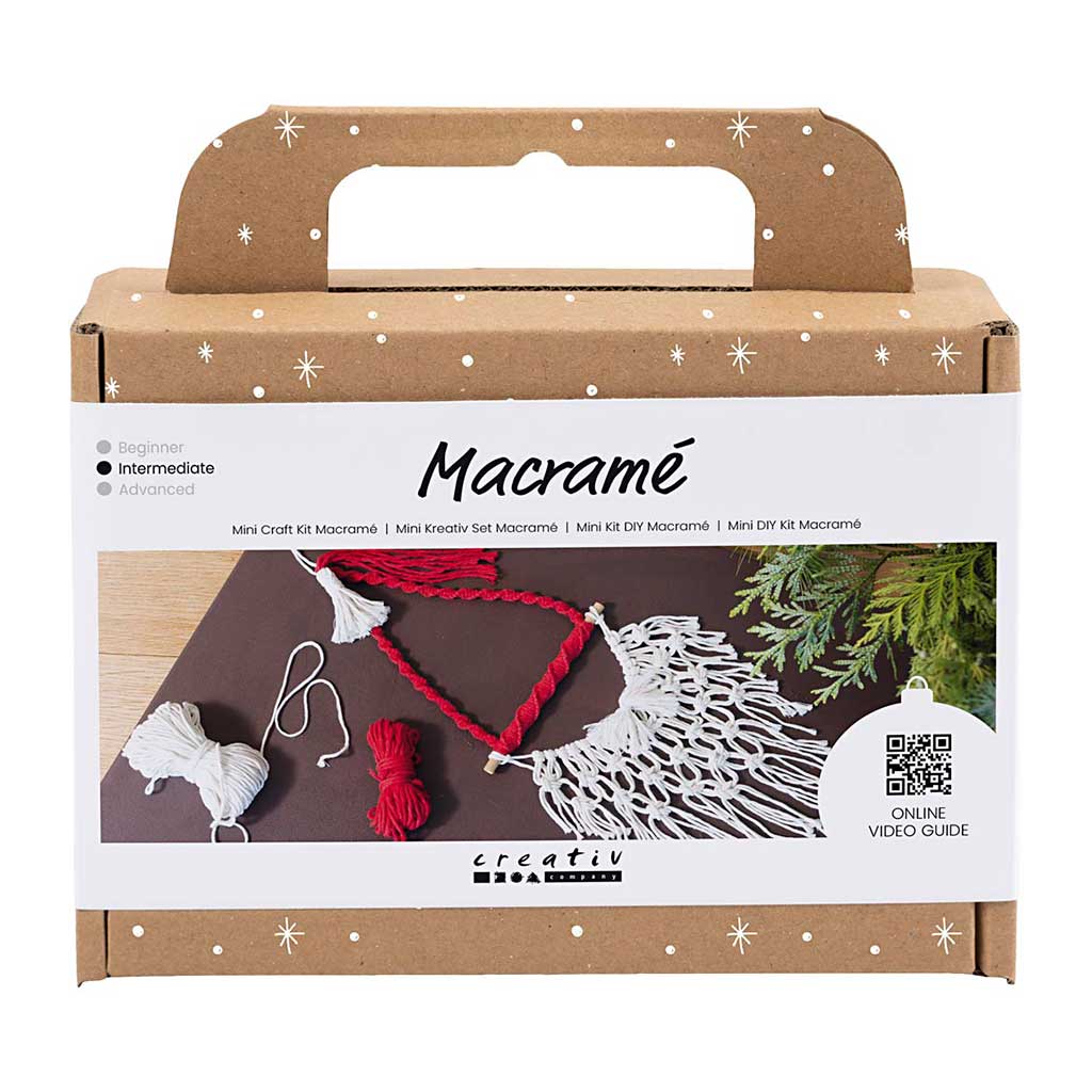 Mini DIY Kit Macramé, Julemand