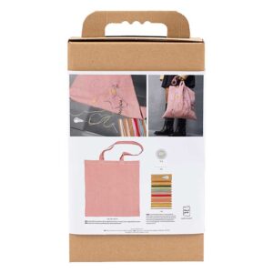 DIY Kit Broderi, Mulepose, soft rosa