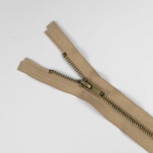 Jakkelås 75 cm metal 6mm Beige