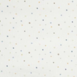 Bomuld m/prikker Trend white