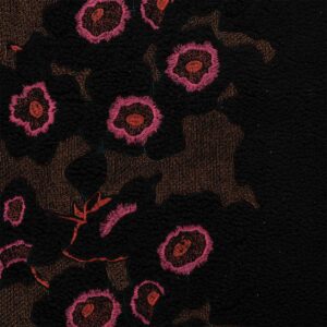 Luksuriøs teddy m/broderi Sort
