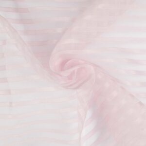 Organza striber Lyserød