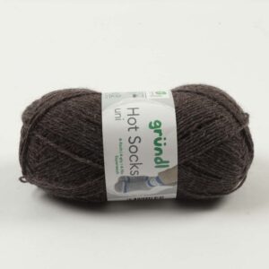 Hot Socks uni 50gr. Brun meleret