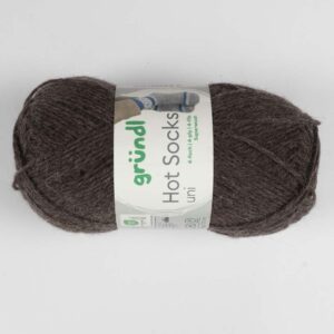 Hot Socks uni 50gr. Brun meleret