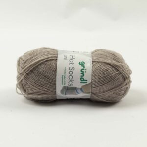 Hot Socks uni 50gr Lys sand meleret