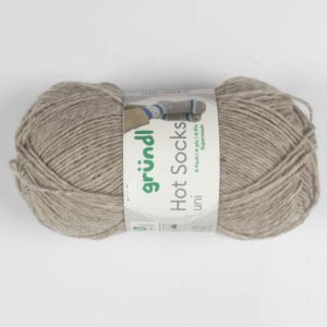 Hot Socks uni 50gr Lys sand meleret