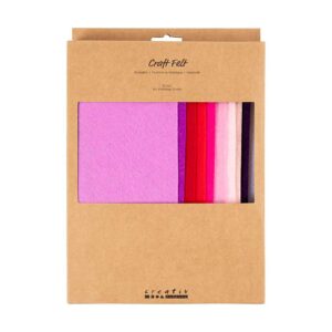 Hobbyfilt, A4, ark 210x297 mm, Pink/lilla