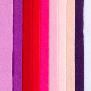 Hobbyfilt, A4, ark 210x297 mm, Pink/lilla