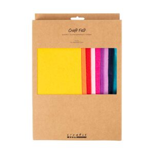 Hobbyfilt, A4, ark 210x297 mm, Multicolor