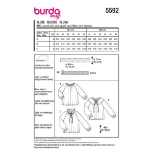 Bluse Burda str. 34-44
