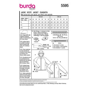 Jakke Burda Herre str. 46-56