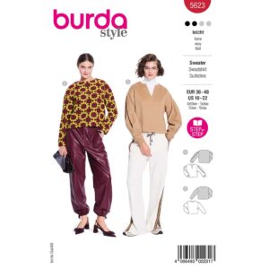Sweater Burda str. 36-48