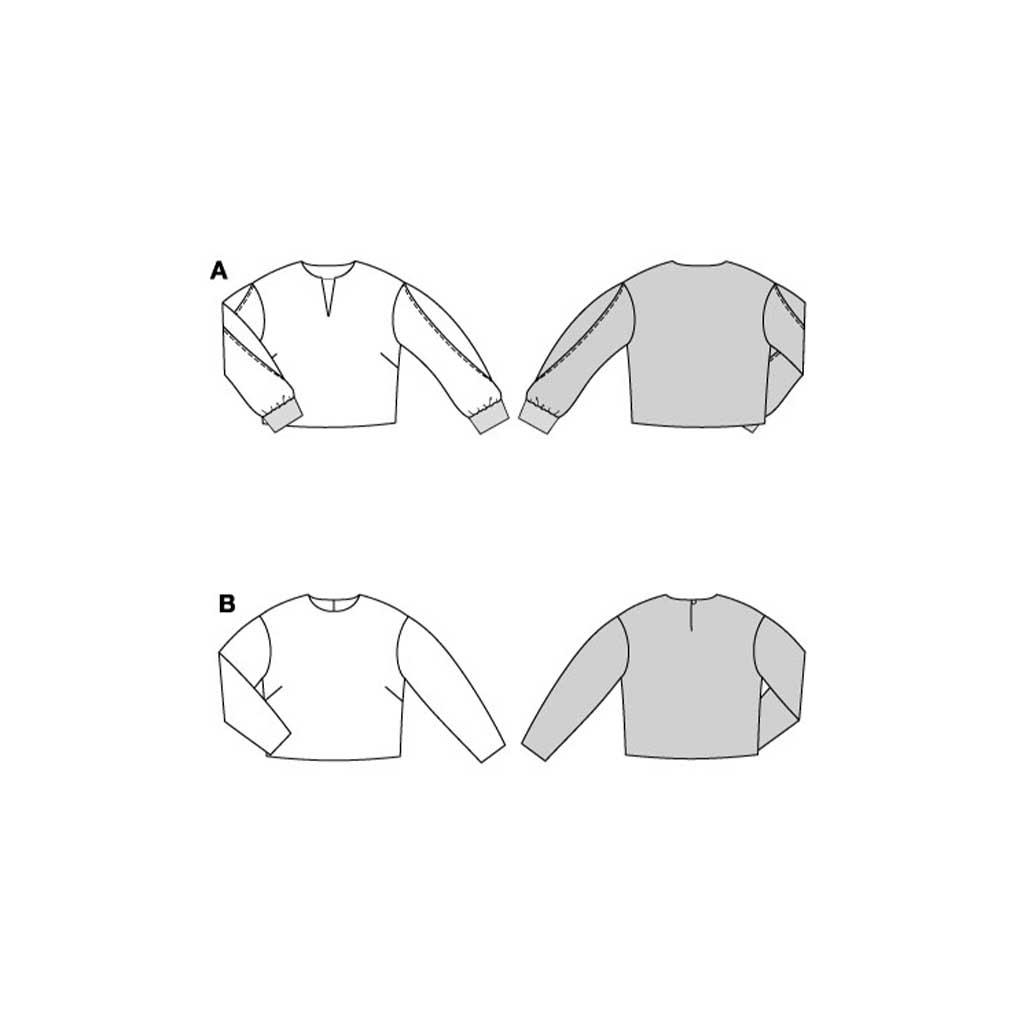 Sweater Burda str. 36-48 - Billede 3