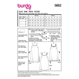 Kjole Burda str. 34-44