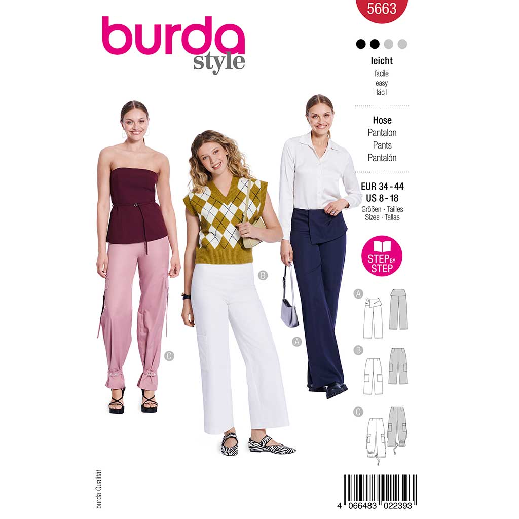 Bukser Burda str. 34-44