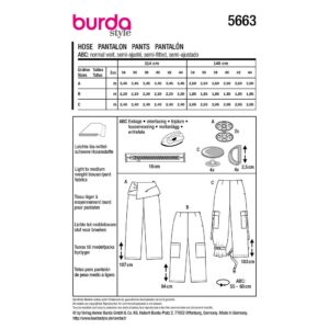 Bukser Burda str. 34-44