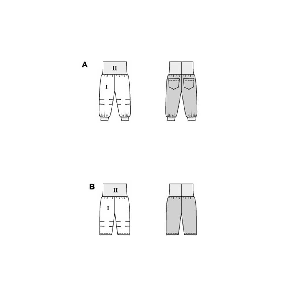 Bukser Burda Kids str. 56-98 - Billede 3