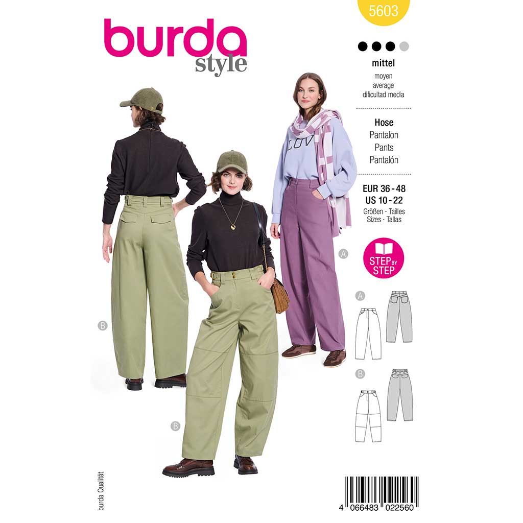Bukser Burda str. 36-48