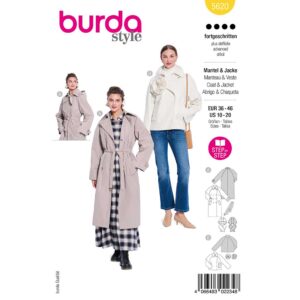 Bluse, Jakke og Frakke Burda str. 36-46