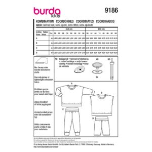 Sweatshirt og Bukser Burda Kids Str. 56-98