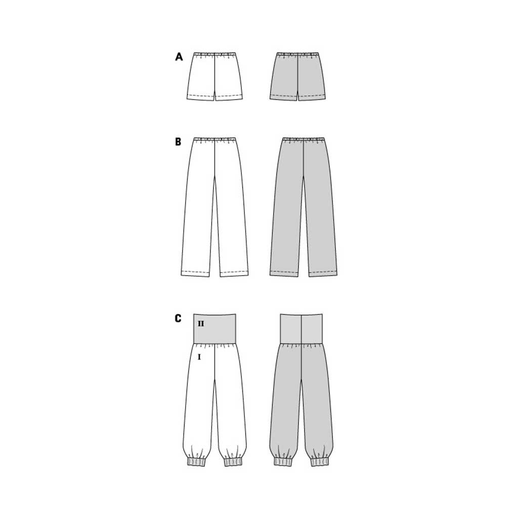 Bukser og Shorts Burda str. 34-44 - Billede 3